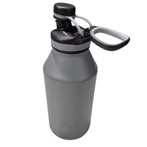 Tal | Metal 64 Ounce Grey Water Bottle Carry Handle